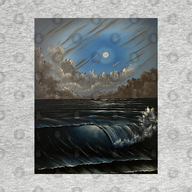 Blue Grey Seascape by J&S mason